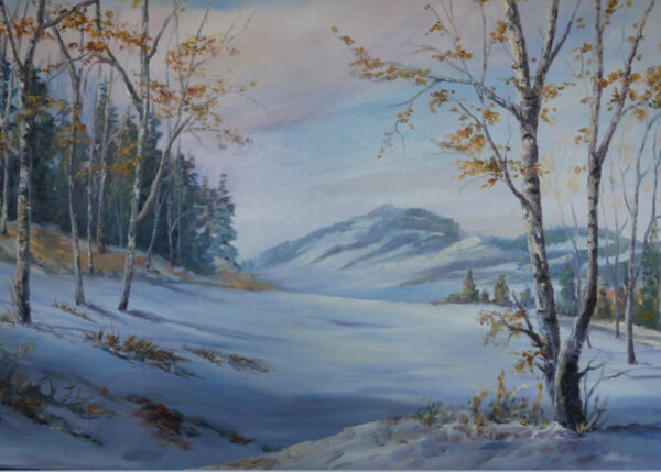 Birches in the snow