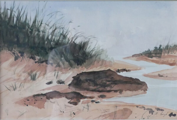 In the dunes