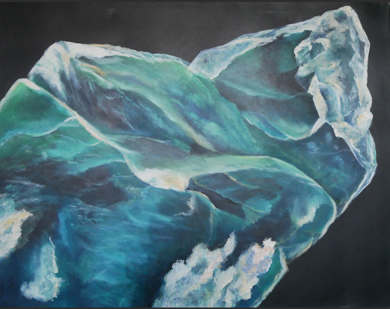 like a serpentine - green-blue