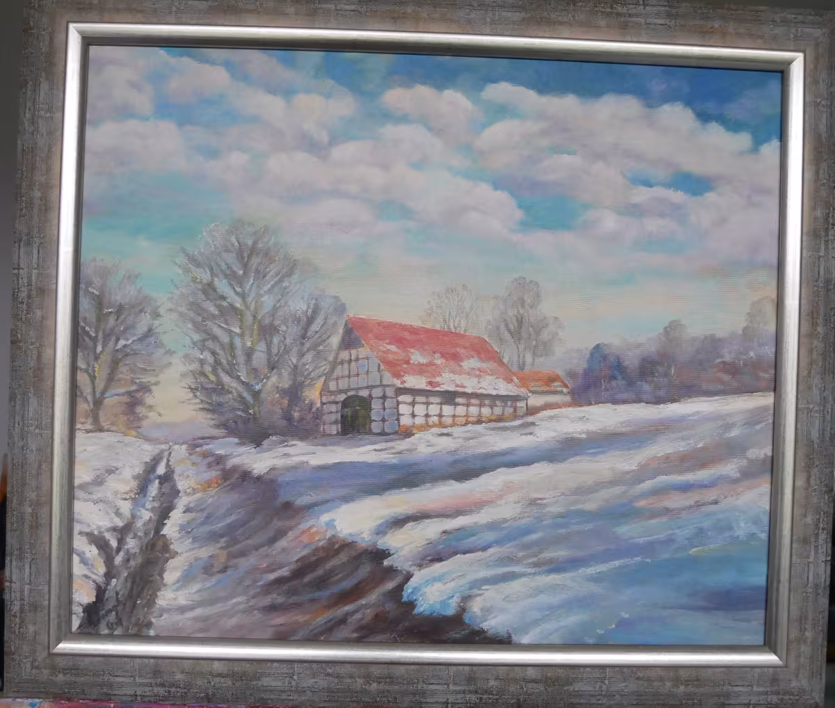 Gehöft im Schnee (Rödinghausen)