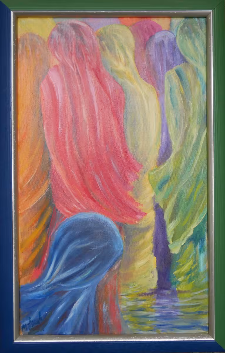 Bunte Sarees