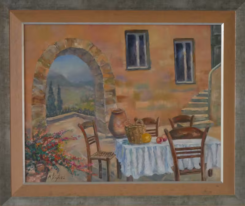 Innenhof (in der Toscana)
