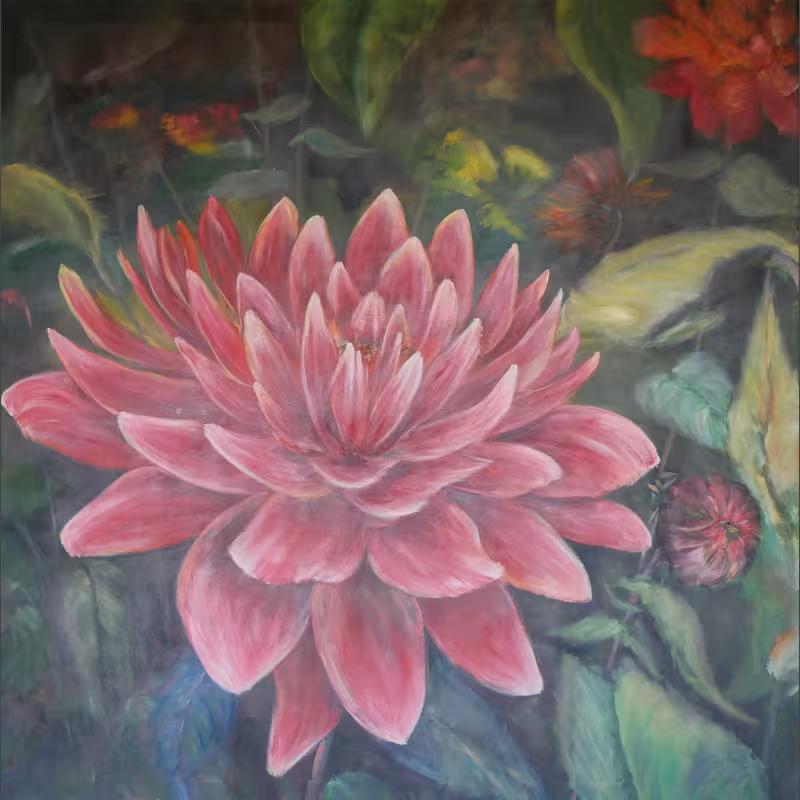 Dahlien in rot