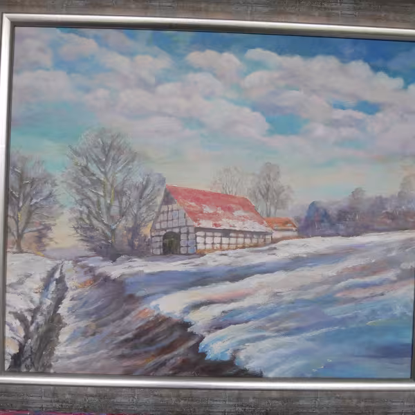 Gehöft im Schnee (Rödinghausen)
