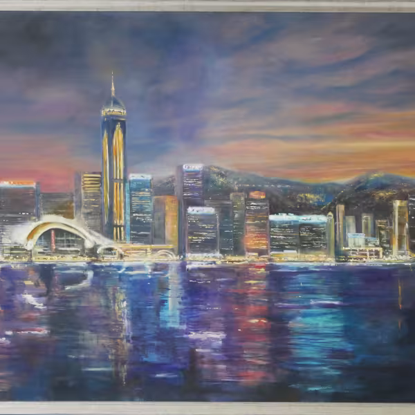 Hong Kong Skyline at Night