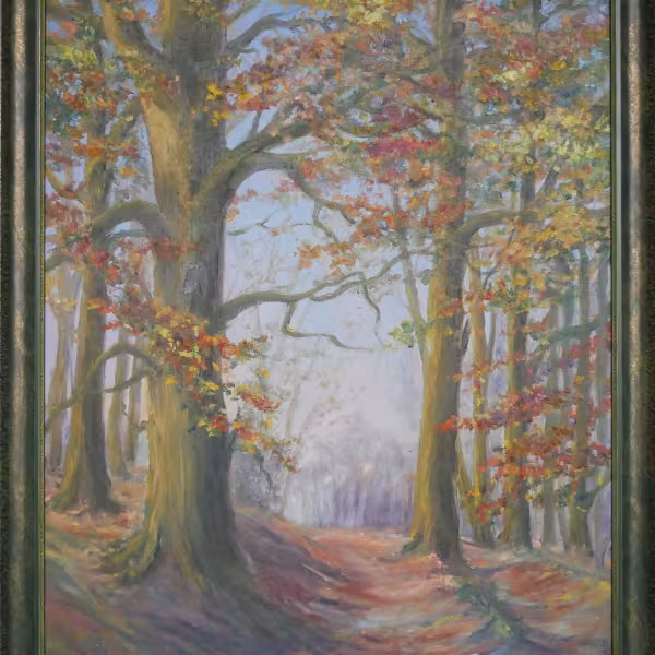 Eichen im Herbst
