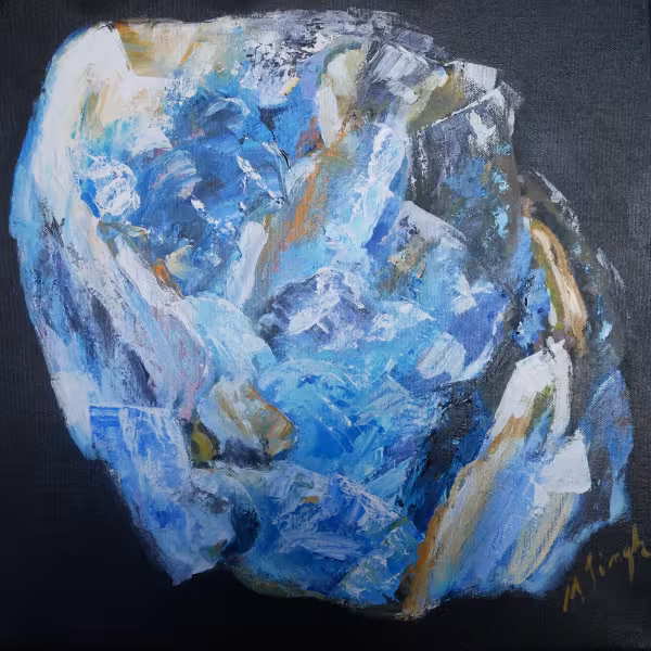 like a mineral, blau