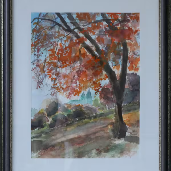 Baum am Abhang