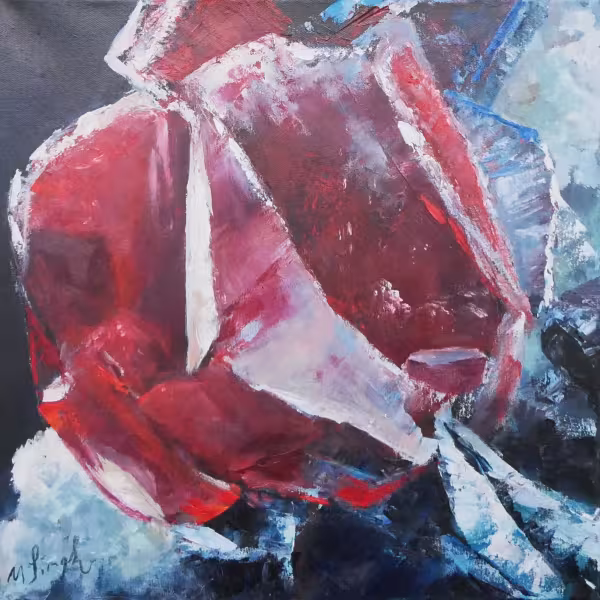 like a mineral, rot