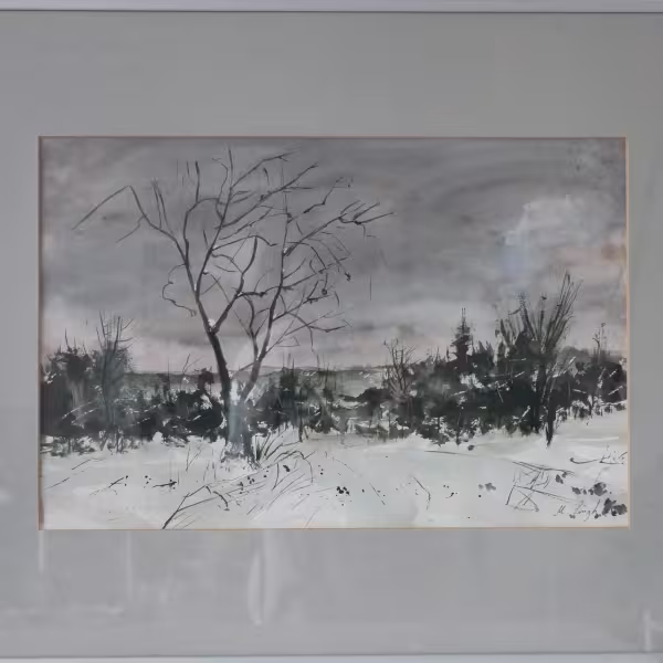 Grauer Wintertag
