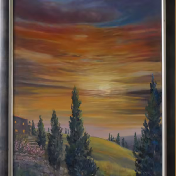 Sonnenaufgang (in der Toscana)