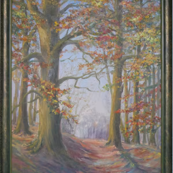 Eichen im Herbst