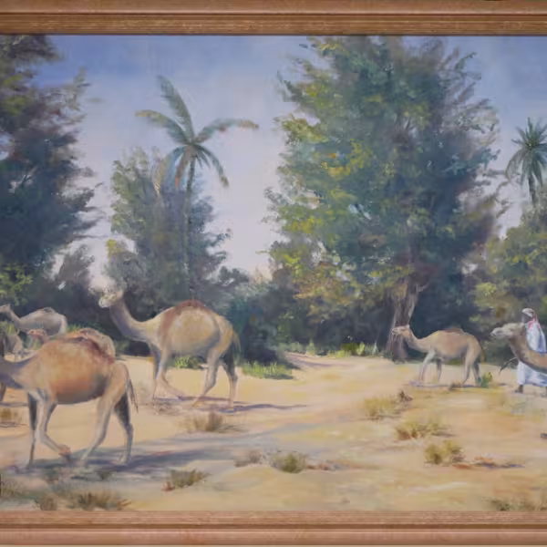 Kamelherde in Liwa ( Abu Dhabi)