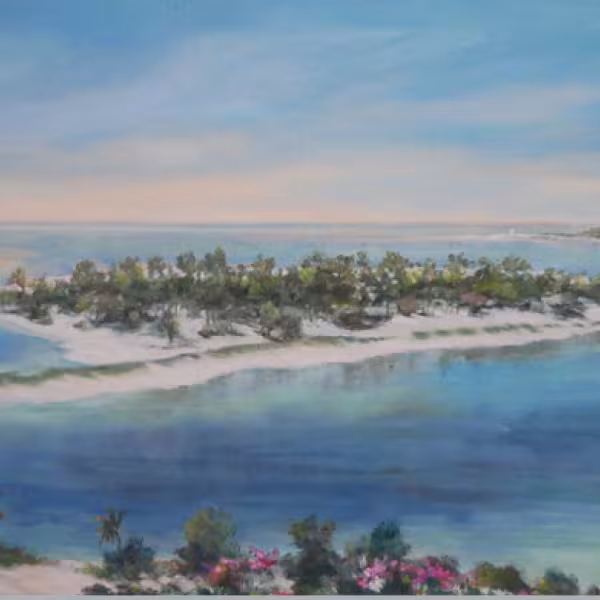Kleine Insel vor Abu Dhabi