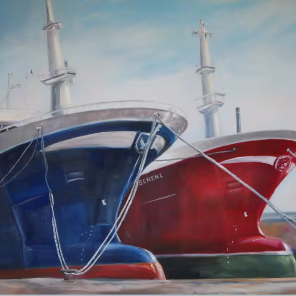 Giganten im Hafen (von Skagen Dänemark)