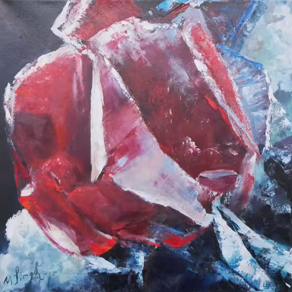 like a mineral, rot