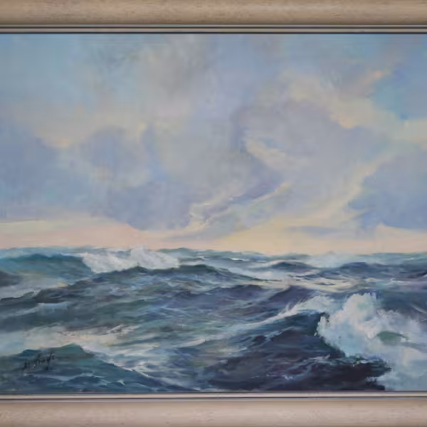 Offene See nach dem Sturm